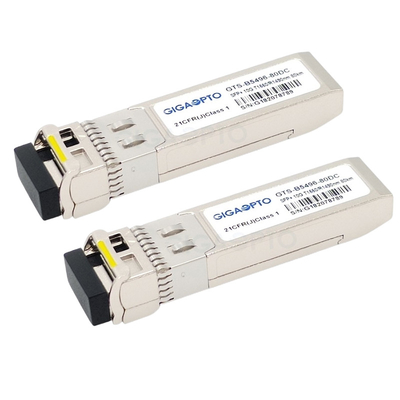 kompatible Transceivers Ciscos ZR 10G BIDI für SMF SFP-10G-BX80D