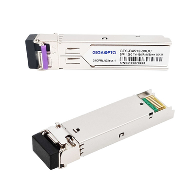 1000BASE-BX Cisco Gigabit-Transceiver 80km LC SMF DOM For GLC-BX80-UA