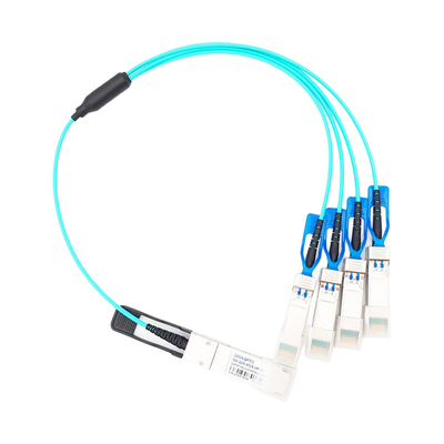 100G QSFP28 zu aktivem Lichtleiterkabel AOC 4x25G SFP28 für Cisco QSFP-4SFP25G-AOC